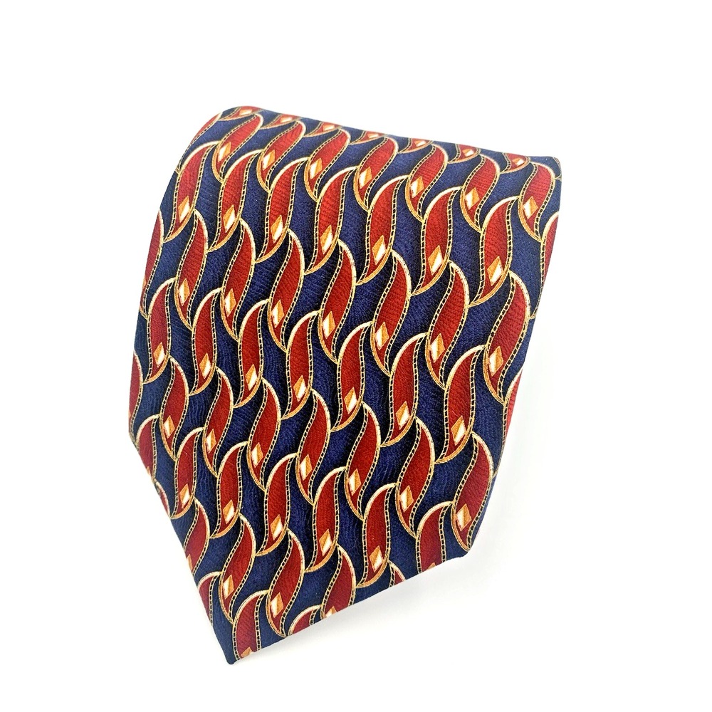Jos. A. Bank Executive Collection Geometric 100% Silk Men's‎ Tie - 61" x 3 1/2"